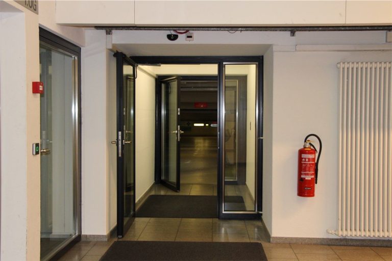 Brandschutztüren im Parkhaus