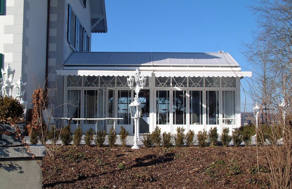Wintergarten als Restauranterweiterung in Rheinfelden